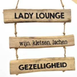 Hangbordje Lady Lounge