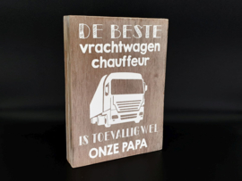 De Beste vrachtwagen chauffeur