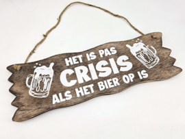 Bord hangend crisis