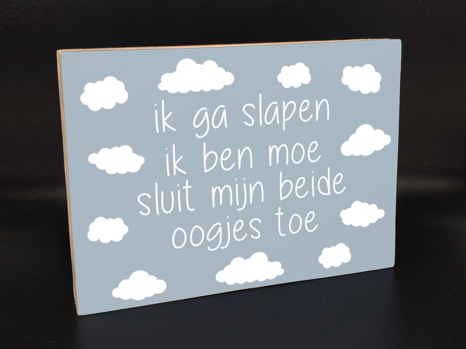Ik ga slapen......