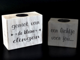 wax lichtje blok