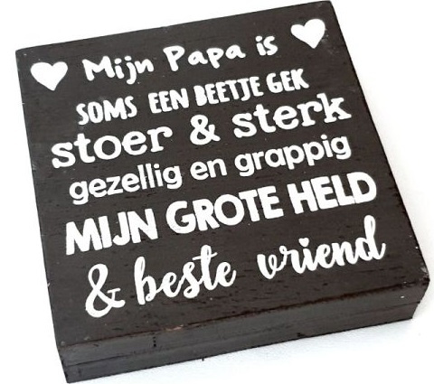 Ongebruikt Mijn Papa | Speciaal voor mama en papa | Crea Jo Cadeau Shop AH-25