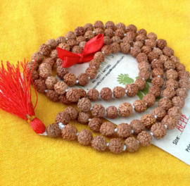 Vijf mukhi rudraksha Japa-gebedsmala