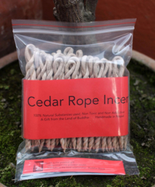 Cedar rope incense from Nepal