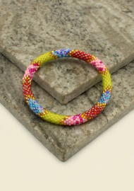 Glasperlenarmband - mehrfarbig