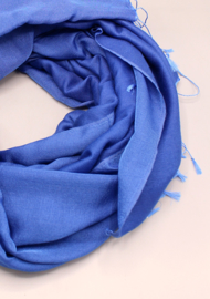 Royal Blue water pashmina scarf