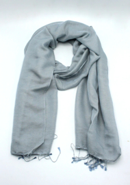 Window gray water pashmina scarf