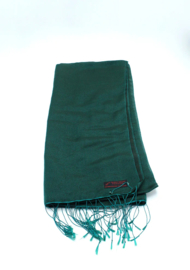 Bosgroene water pashmina sjaal