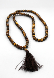 Tiger eye prayer mala