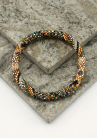 Glasperlenarmband - golden