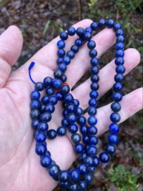 Lapis lazuli mala