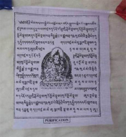 Grote katoenen Tibetaanse gebedsvlaggen (5 rollen)
