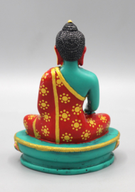 Green Shakyamuni Buddha statue