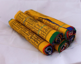 5 rolls of cotton Buddhist prayer flags