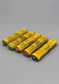 5 small rolls of cotton Tibetan prayer flags