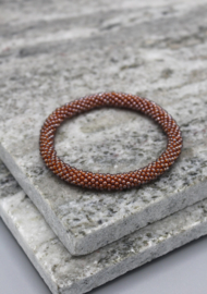 Glass beads bracelet - earth