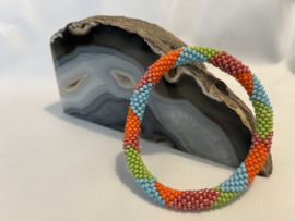 Glasperlenarmband - mehrfarbig