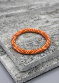 Glasperlenarmband - orange