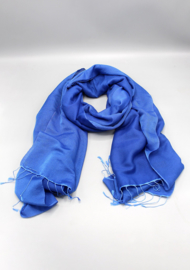 Royal Blue water pashmina scarf