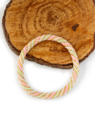 Glasperlenarmband - mint blush