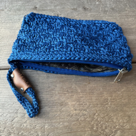 Kassakoopje in combinatie met tas: gehaakt portemonneetje