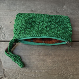 Kassakoopje in combinatie met tas: gehaakt portemonneetje