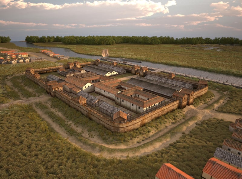 Romeinse forten in Zuid-Holland
