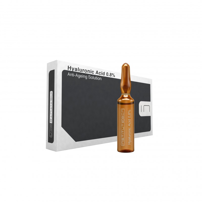 BCN | HYALURONIC ACID 0.8% - Anti Aging Solution Serum 2 ml ampoule | Box of 10 ampules