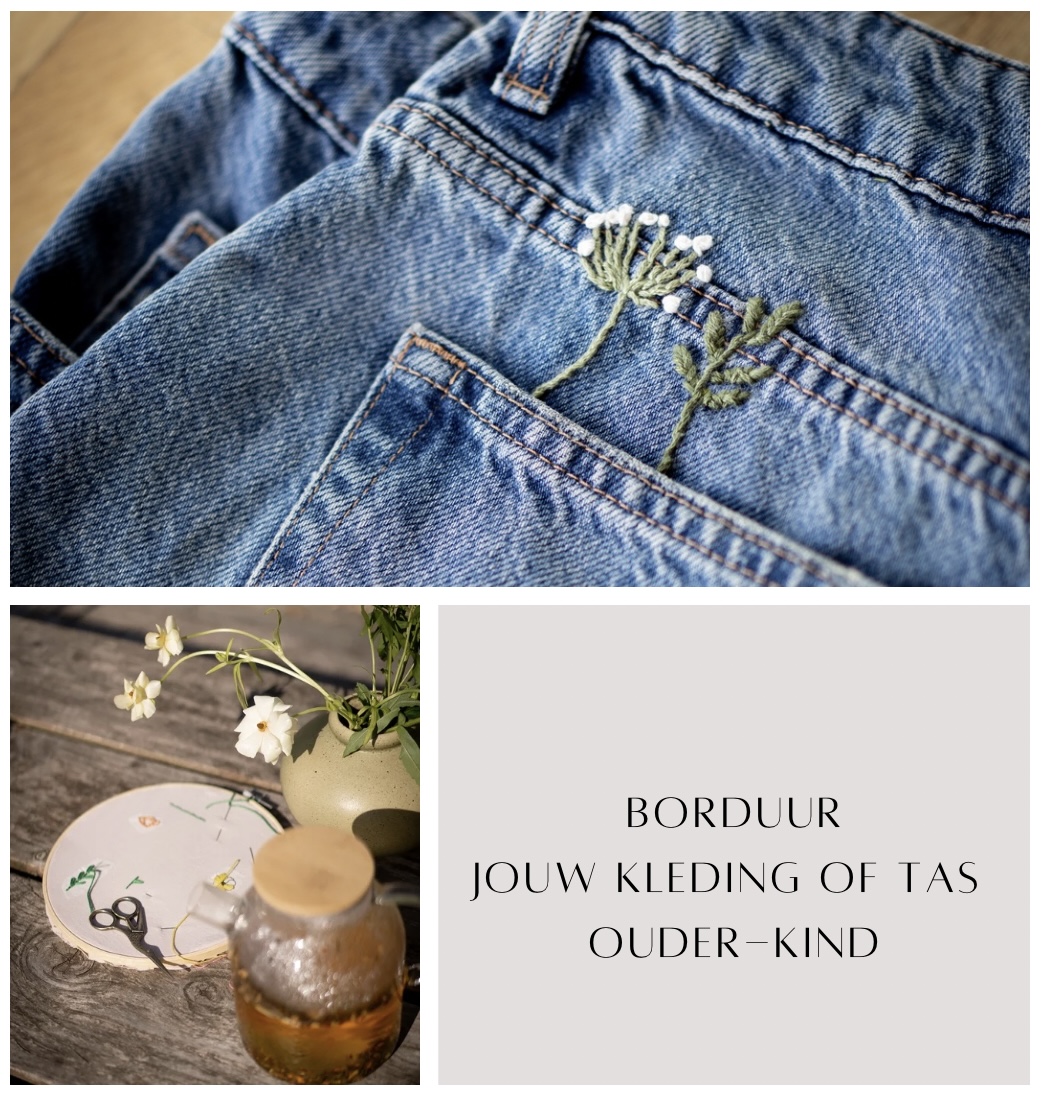 Ouder kind editie! Borduur jouw kleding of tas