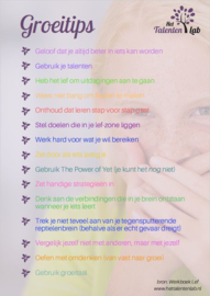 Groeitips poster A3