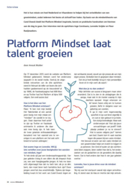 Platform Mindset laat talent groeien