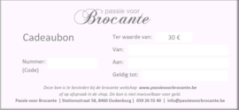 Cadeaubon met waarde naar keuze tussen de 10 EUR en 100 EUR