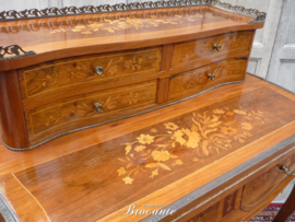 Prachtige antieke Napoleon III damessecretaire - bonheur du jour