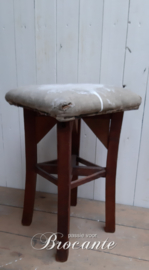 Mooie vintage taborette stoeltje
