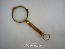 Elegante oude lorgnette leesbrilletje in art deco stijl