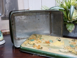 Vintage Sneeuwwitje lunchbox in blik
