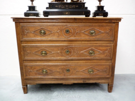 Mooie antieke Louis VXI commode in eik
