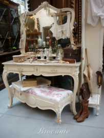 Mooi brocante lavabo meubel in Louis XV stijl