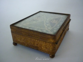 Antieke sigaren box, epoque Napoleon III, Empire stijl