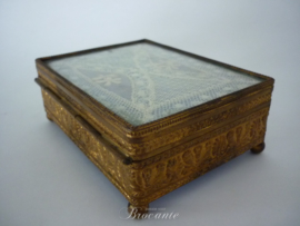 Antieke sigaren box, epoque Napoleon III, Empire stijl