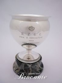 Massief zilveren beker - gehalte 835 Royal Zoute Golf Club (RZGC)