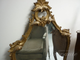Antieke rococo Italiaanse spiegel