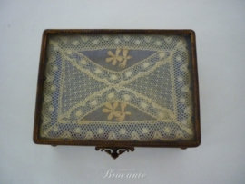 Antieke sigaren box, epoque Napoleon III, Empire stijl