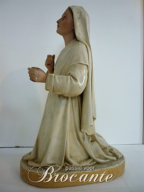 Bernadette Soubirou van Lourdes (H 65 cm)