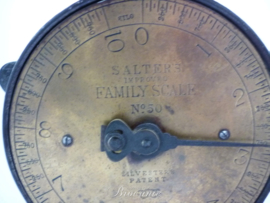 Brocante Salter weegschaaltje - Family Scale No 50
