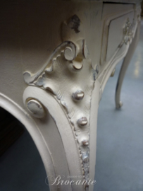 Mooi brocante lavabo meubel in Louis XV stijl