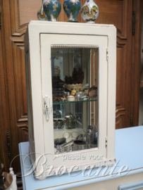 Brocante toonbank vitrine / winkelvitrine