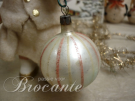 Old vintage glass Christmas bauble