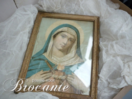 Vintage frame with H. Maria print