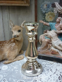 Mooie brocante argent pauvre kandelaar